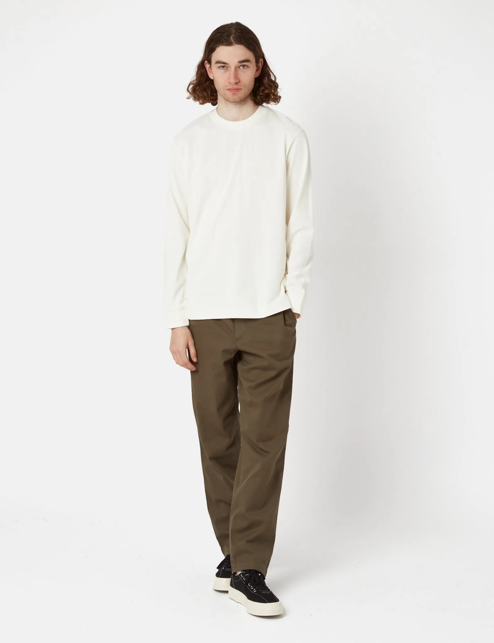 Norse Projects Ezra Light Stretch Trousers (Relaxed) - Ivy Green sold by Article London product image thumbnail 5