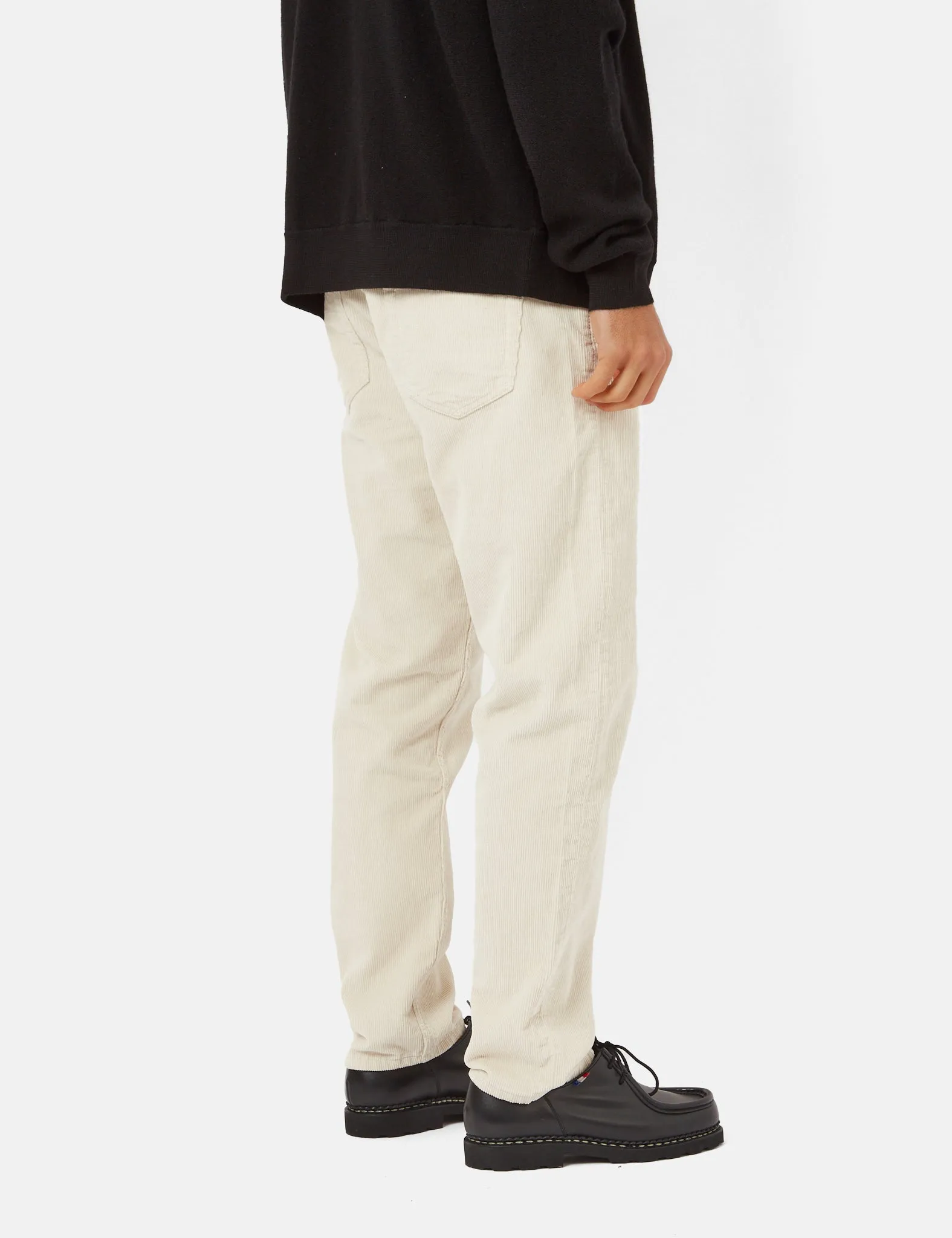 YMC Tearaway Jean (12 Wale Cord) - Stone White sold by Article London product image thumbnail 4