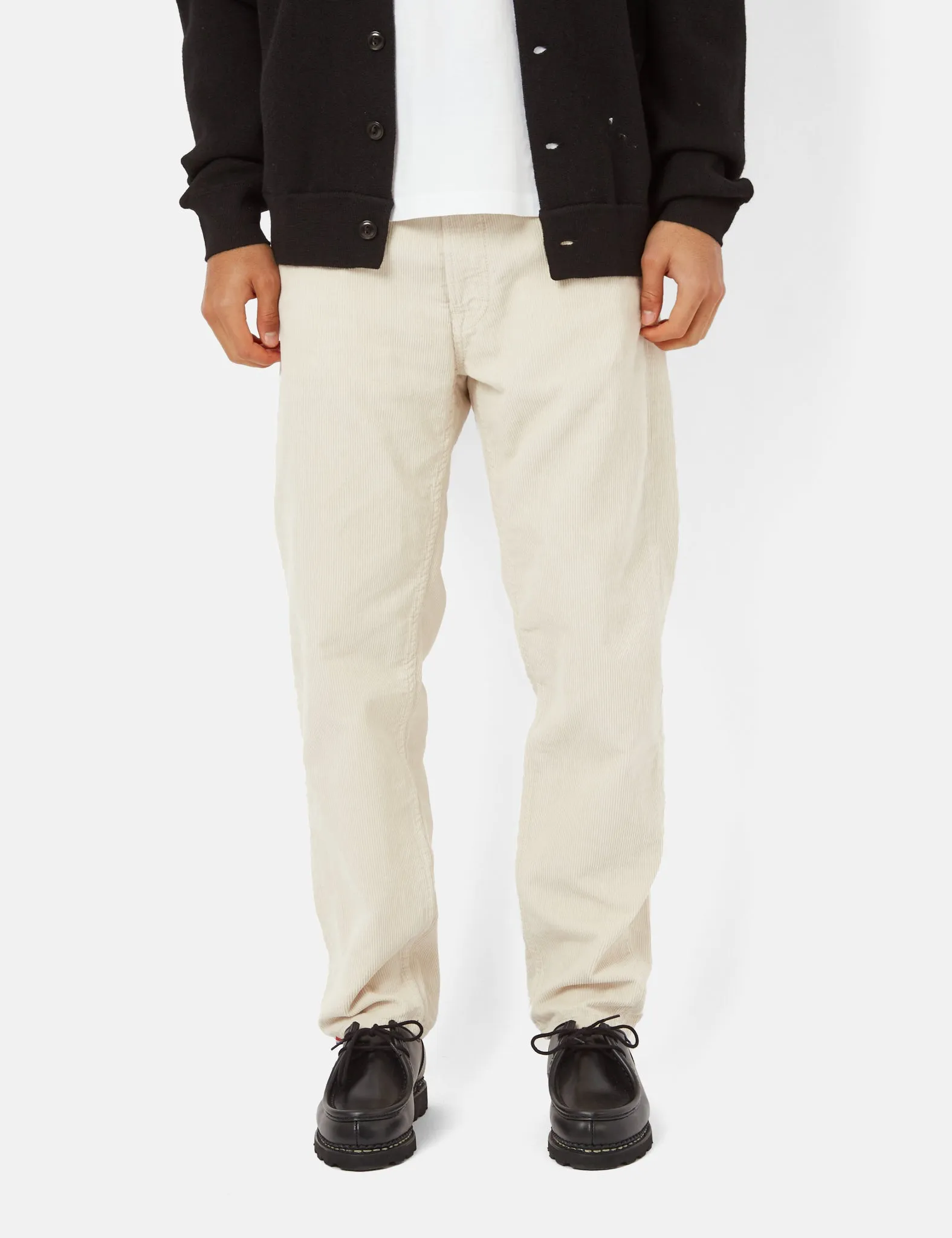 YMC Tearaway Jean (12 Wale Cord) - Stone White sold by Article London