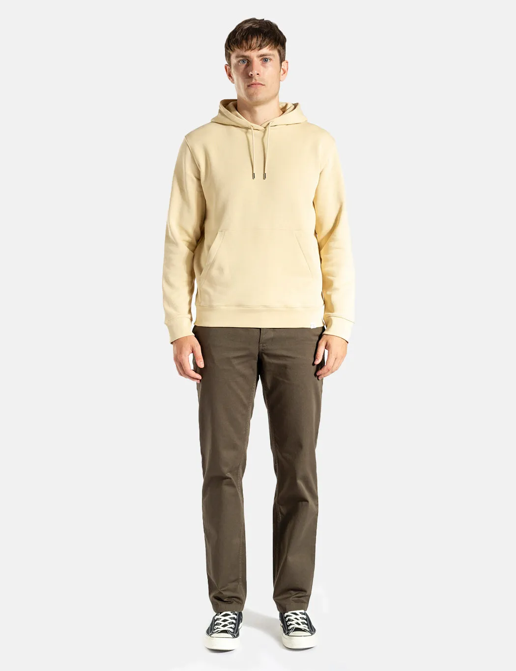 Norse Projects Vagn Classic Crew Hooded Sweatshirt - Oyster White sold by Article London product image thumbnail 3