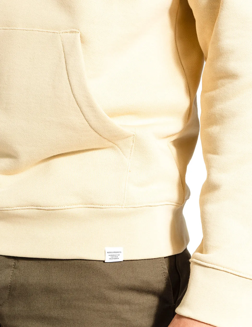 Norse Projects Vagn Classic Crew Hooded Sweatshirt - Oyster White sold by Article London product image thumbnail 4