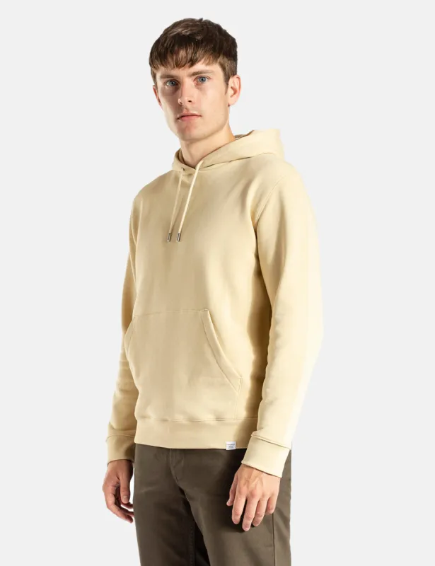 Norse Projects Vagn Classic Crew Hooded Sweatshirt - Oyster White sold by Article London