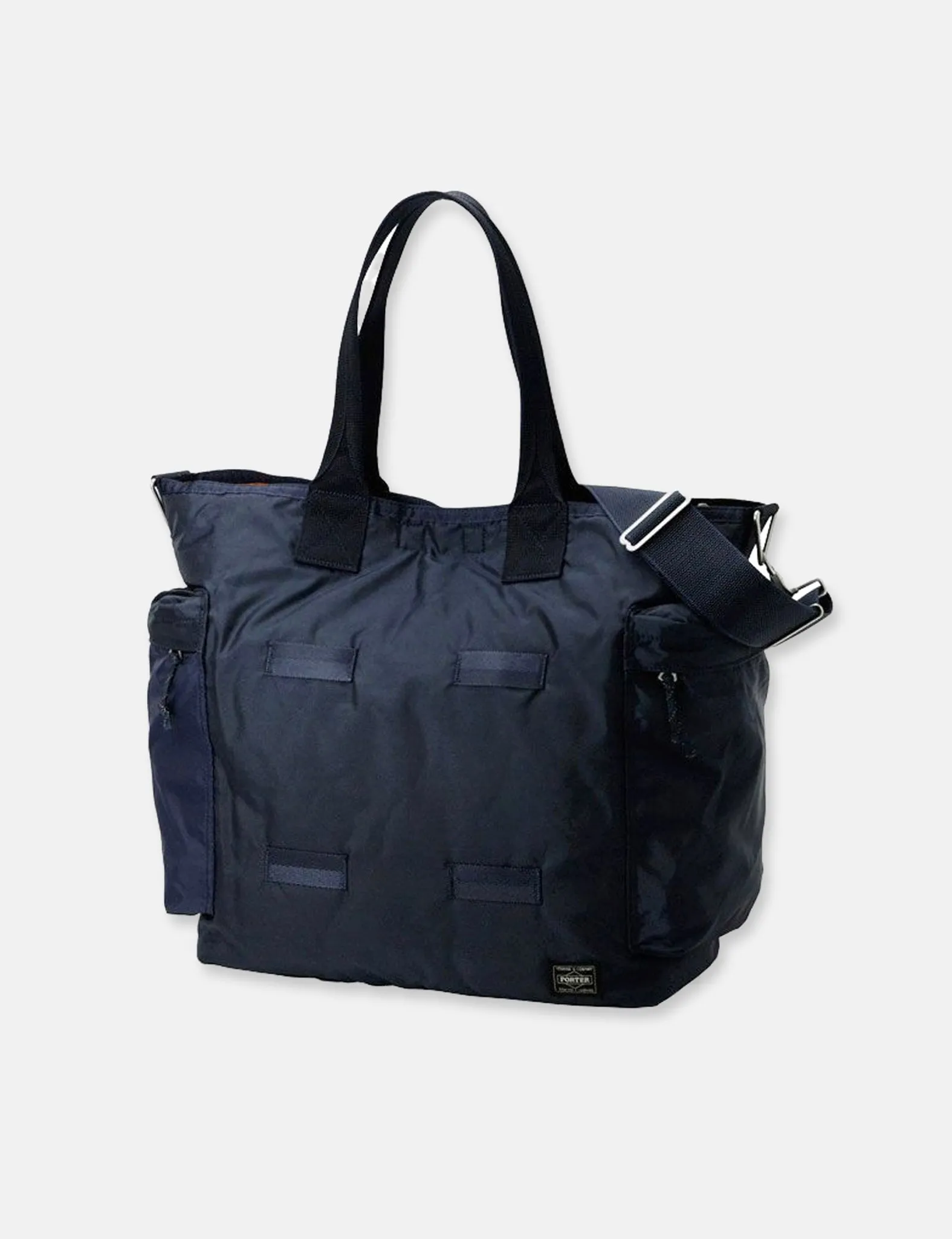 Porter Yoshida & Co Force 2-Way Tote Bag - Navy Blue sold by Article London