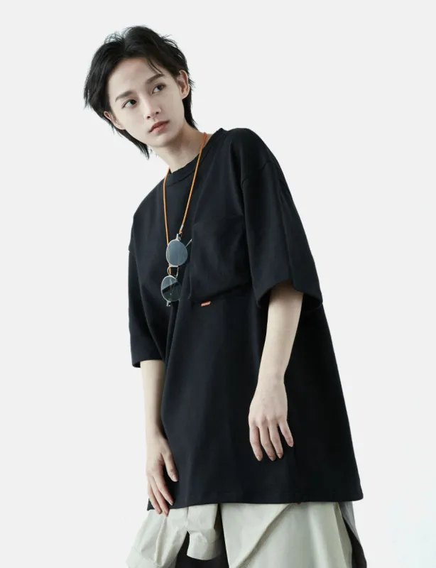 GOOPiMADE “TYPE-X” 3D Pocket T-Shirt - Black sold by Article London