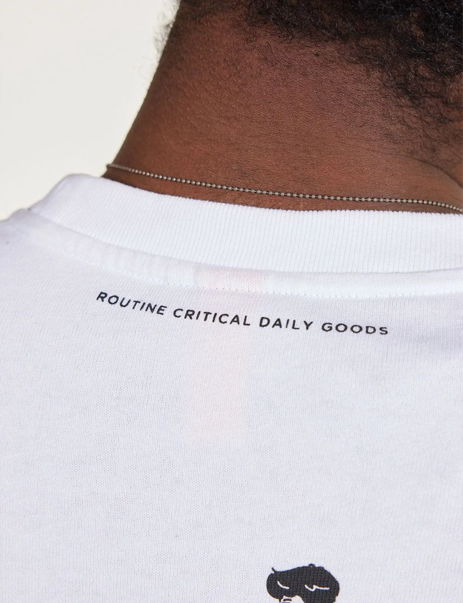 Percival Bark and Stroll Oversized Auxiliary T Shirt (Organic Cotton) - White sold by Article London product image thumbnail 5