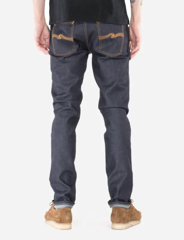 Nudie Lean Dean Jeans (Slim Tapered) - Dry 16 Dips sold by Article London