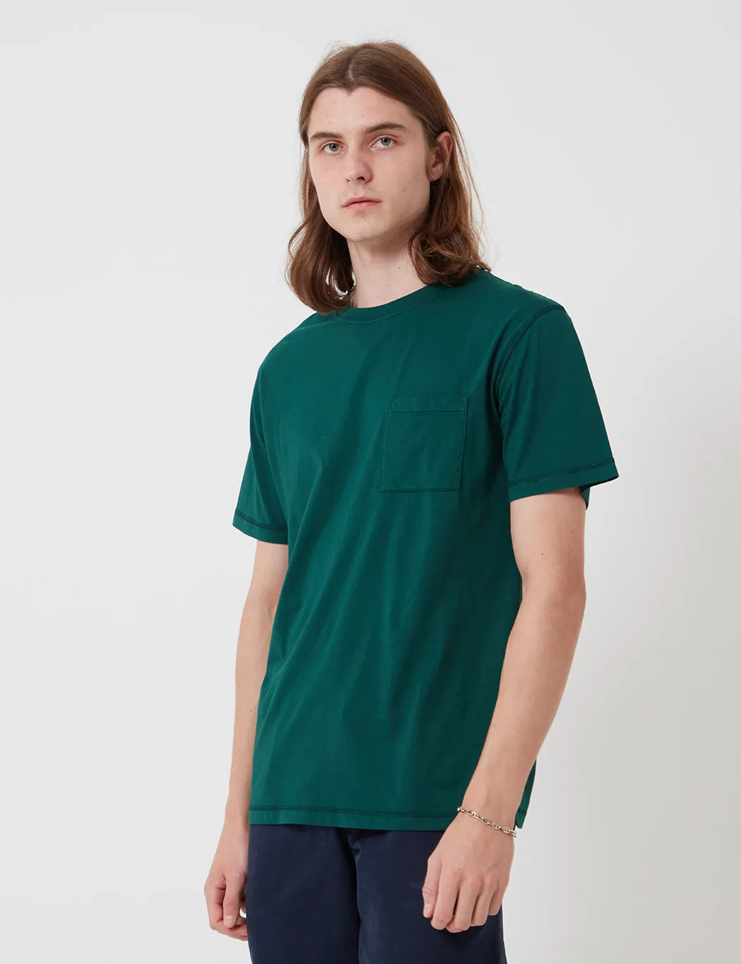 Bhode Besuto T-Shirt (Organic Cotton) - Forest Green sold by Article London product image thumbnail 3