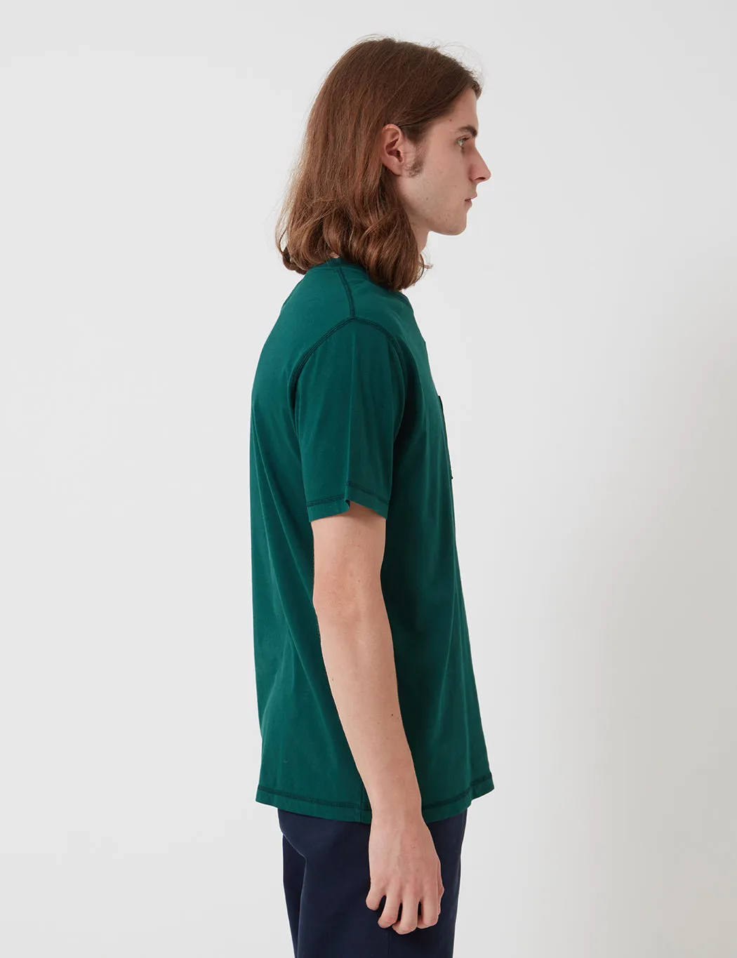 Bhode Besuto T-Shirt (Organic Cotton) - Forest Green sold by Article London product image thumbnail 4