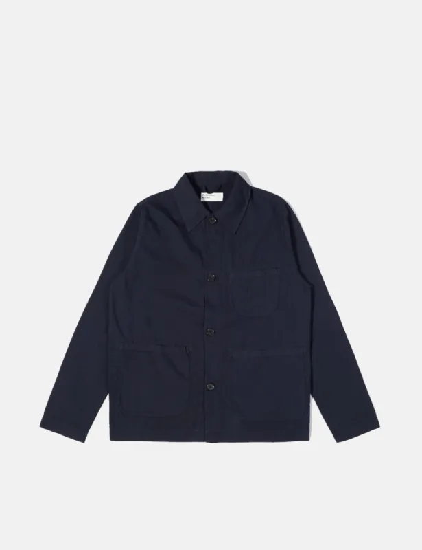 Universal Works Field Jacket (Canvas) - Navy Blue sold by Article London