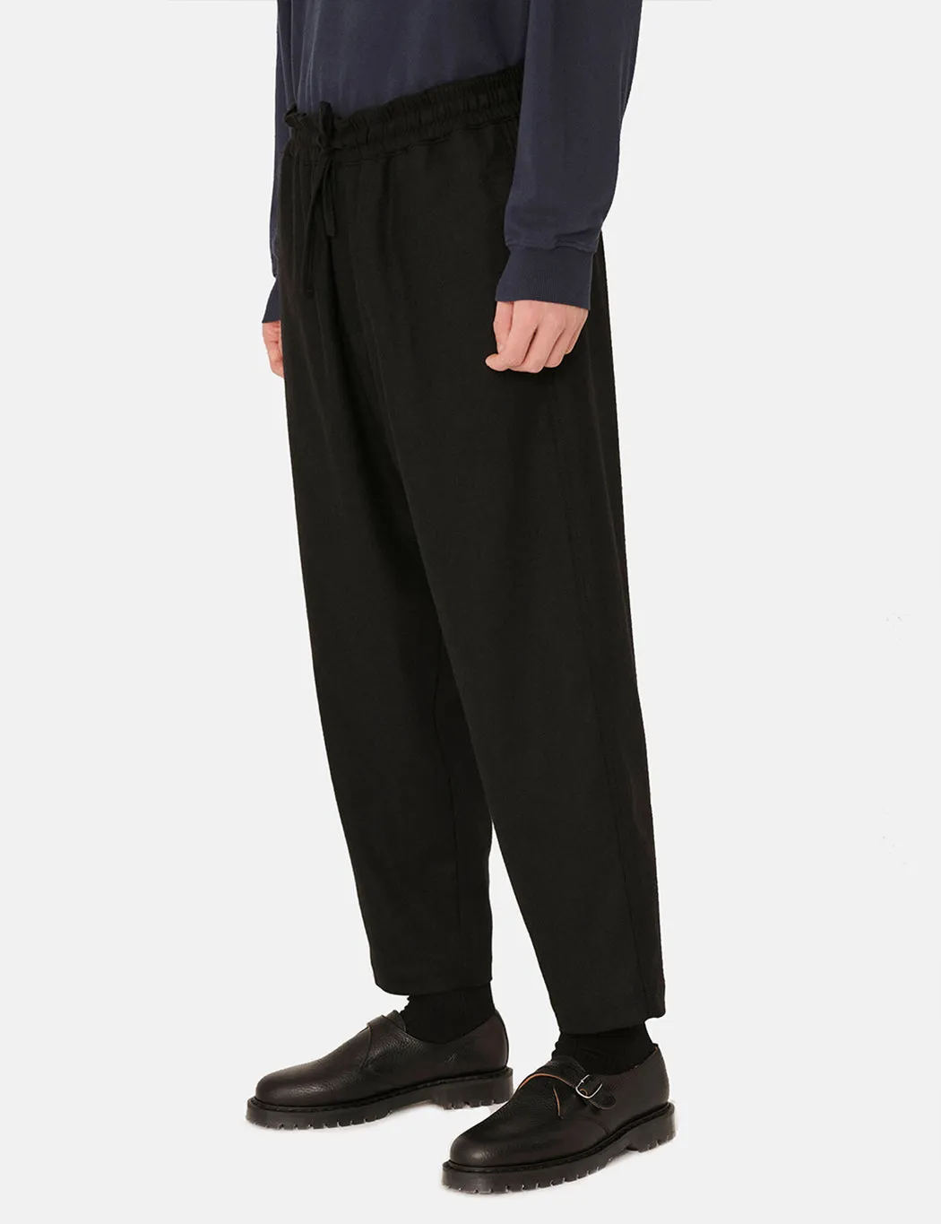 YMC Alva Skate Pant (Washed Wool) - Black sold by Article London product image thumbnail 4
