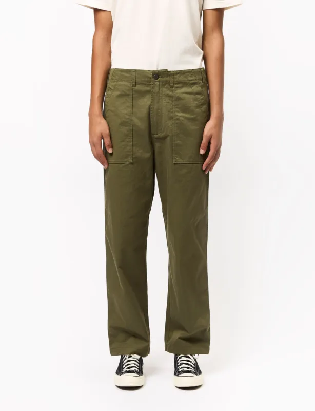 Universal Works Fatigue Pant (Twill) - Light Olive sold by Article London