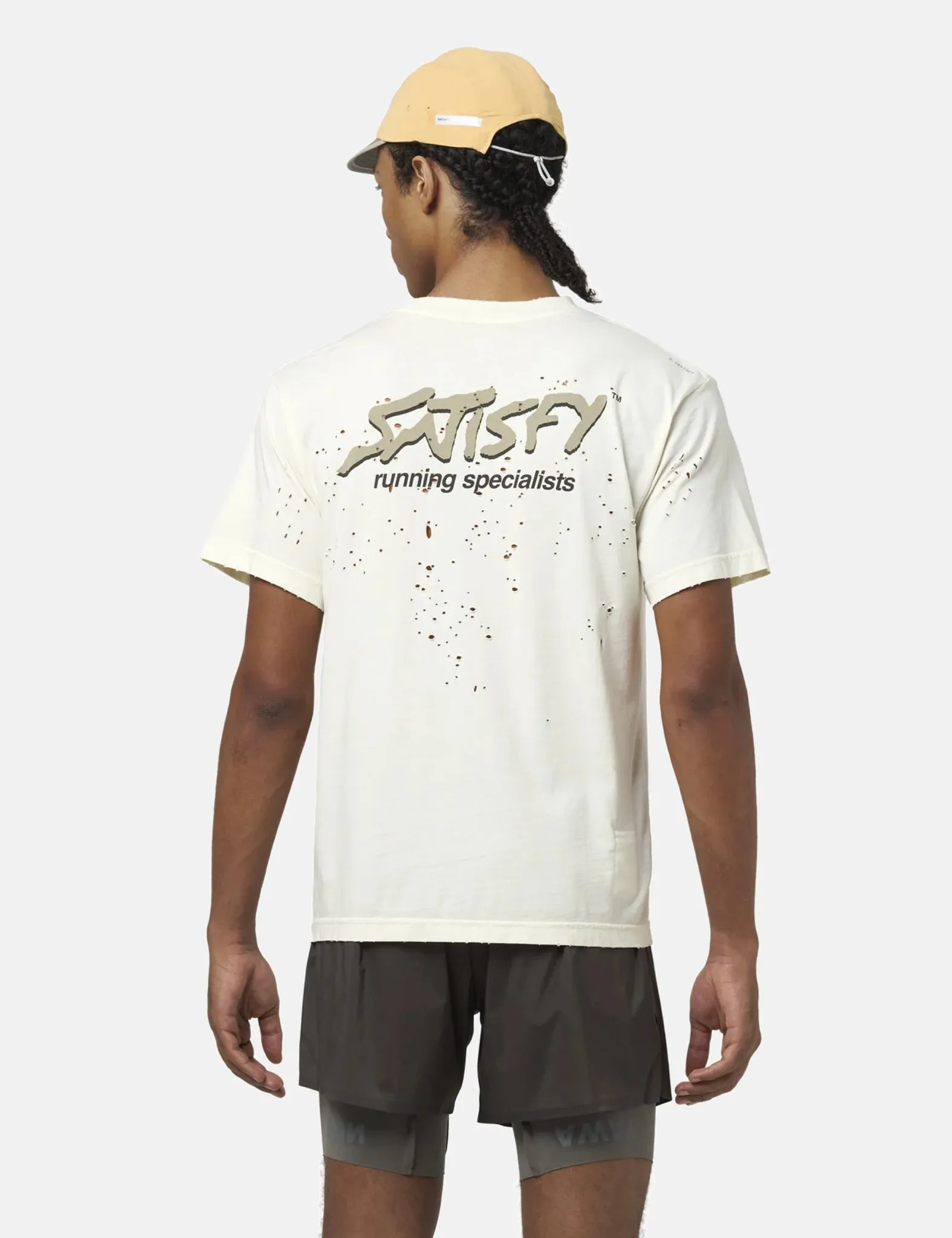 Satisfy MothTech T-Shirt - Ecru sold by Article London product image thumbnail 2