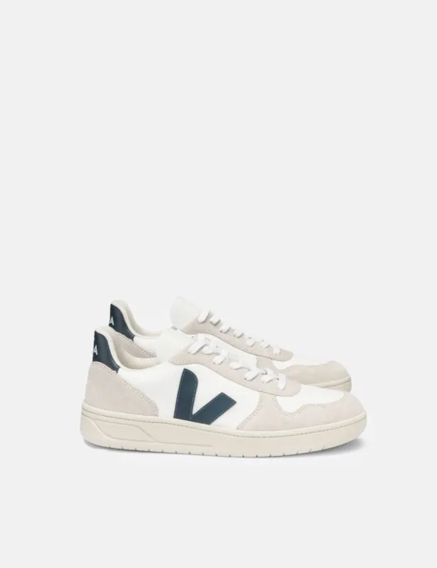 Womens Veja V-10 B-Mesh Trainers - White/Nautico sold by Article London
