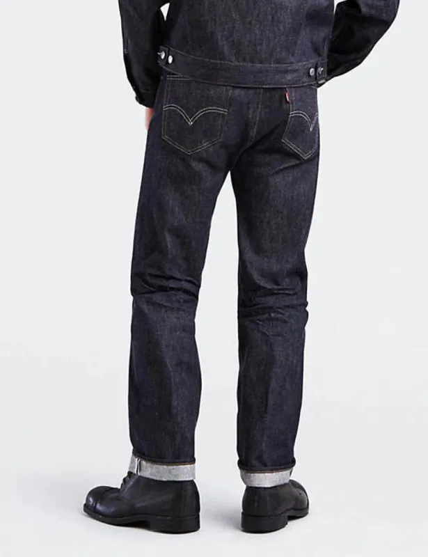 Levis 1955 501 Jeans Vintage Clothing - Rigid Dark Indigo Blue sold by Article London