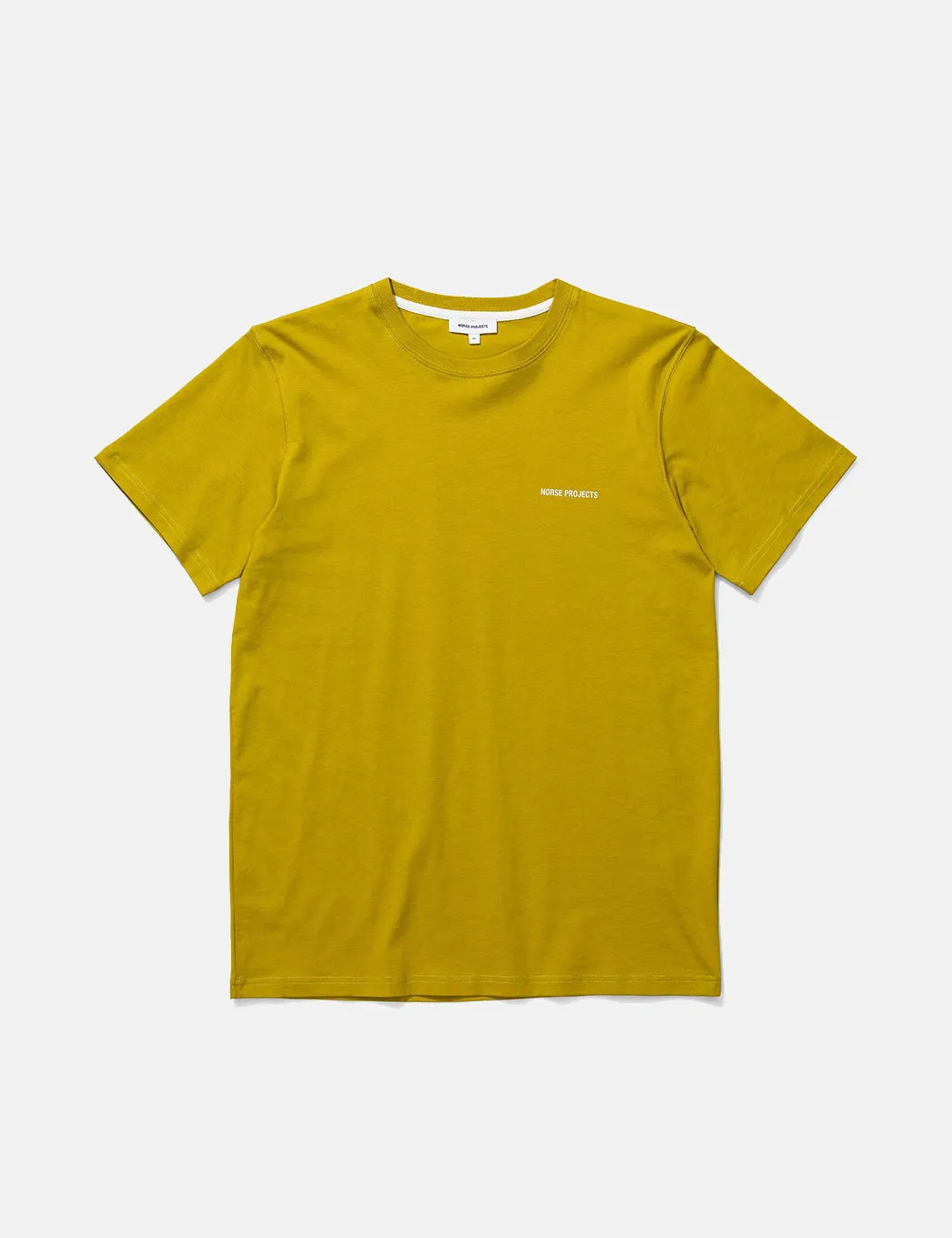 Norse Projects Niels Standard Logo T-Shirt - Brass Yellow sold by Article London