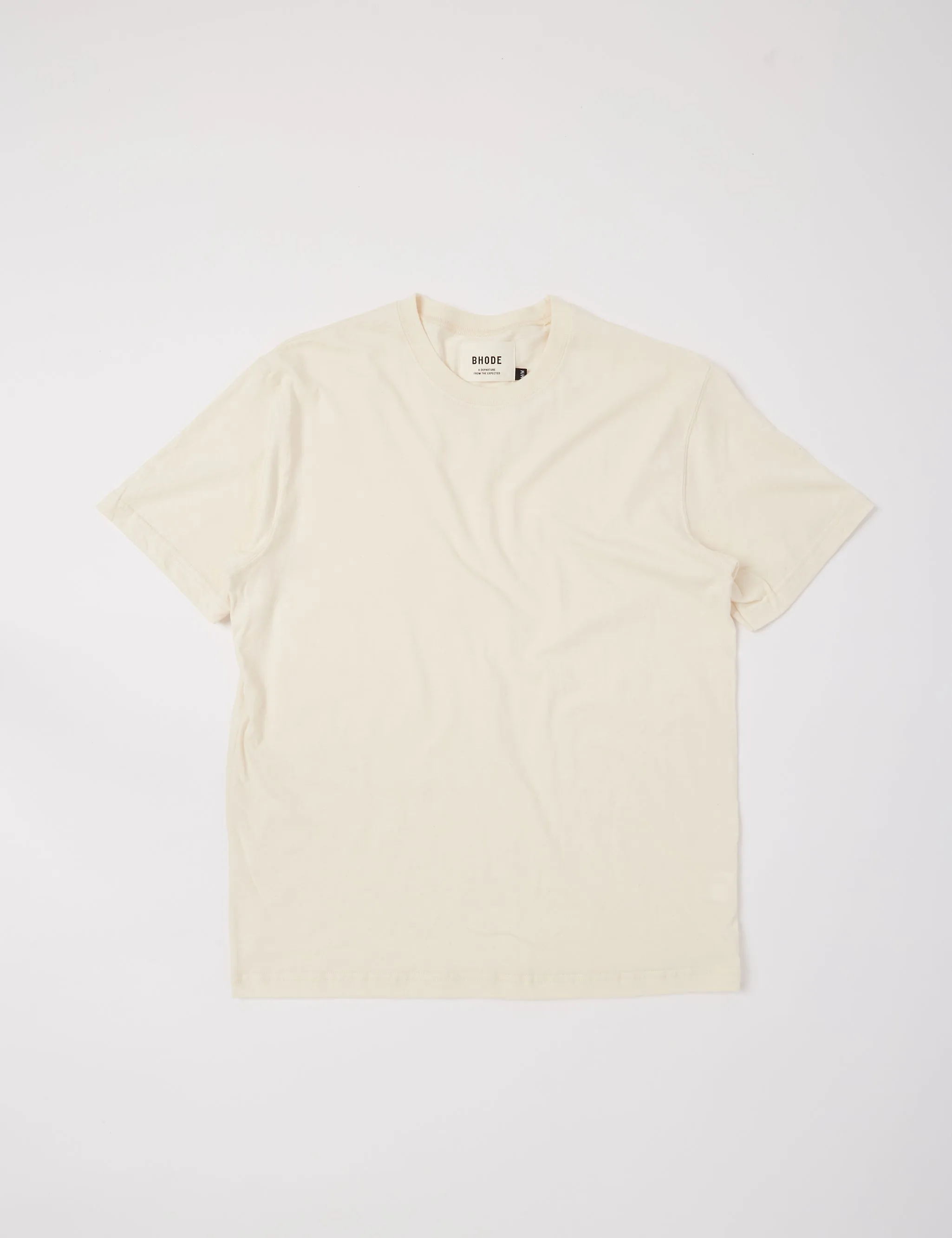 Bhode T-Shirt (Organic/Canada Origin, 9oz) - Ecru sold by Article London product image thumbnail 5