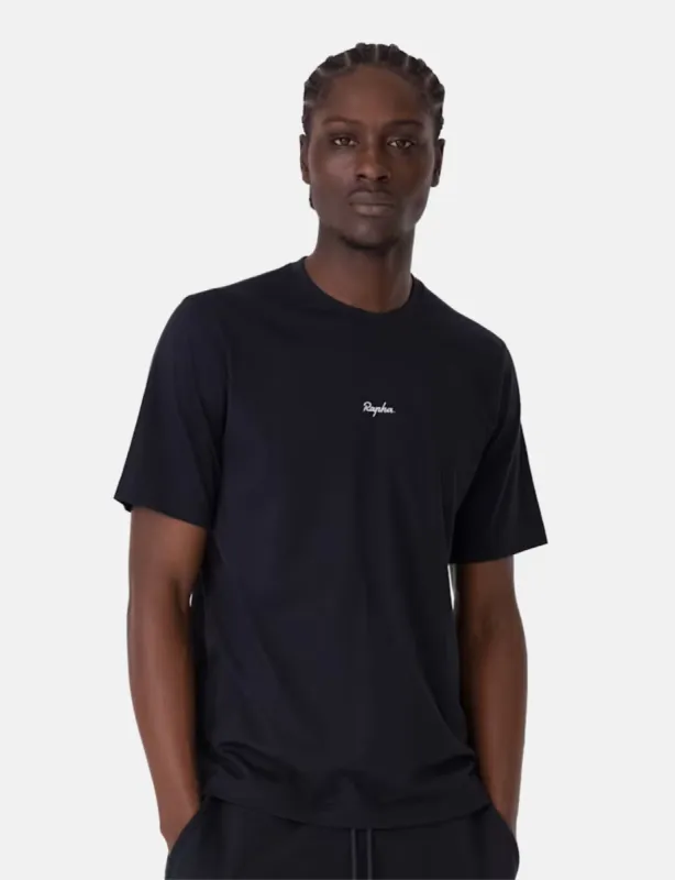 Rapha Men's T-Shirt (Cotton) - Black/Grey sold by Article London