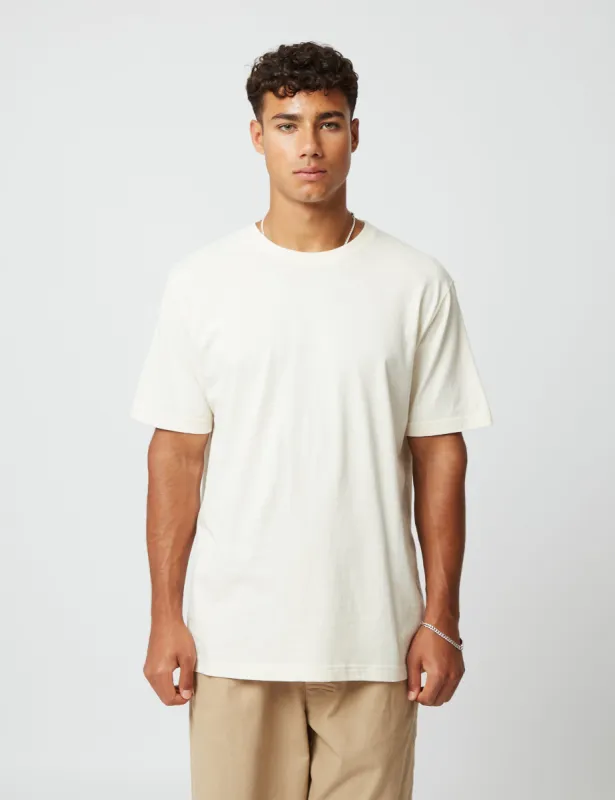 Bhode T-Shirt (Organic/Canada Origin, 9oz) - Ecru sold by Article London