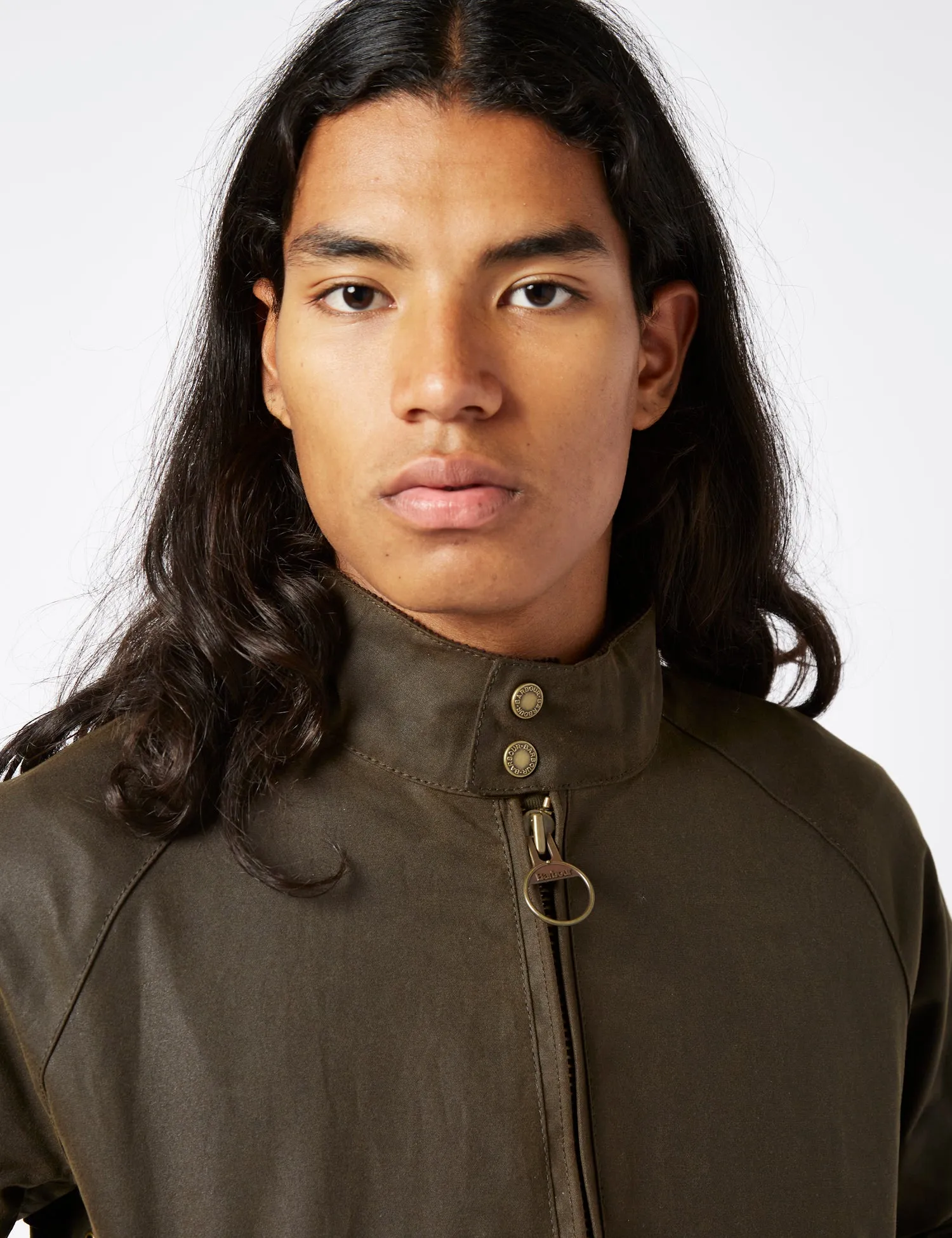 【新品同様】Barbour×Baracuta G9 Porton WAX L Barbour Barbour x Baracuta G9 Porton Wax Jacket - Olive