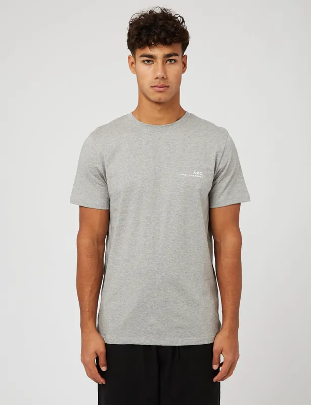 A.P.C. Item T-Shirt - Grey Heather made by A.P.C.