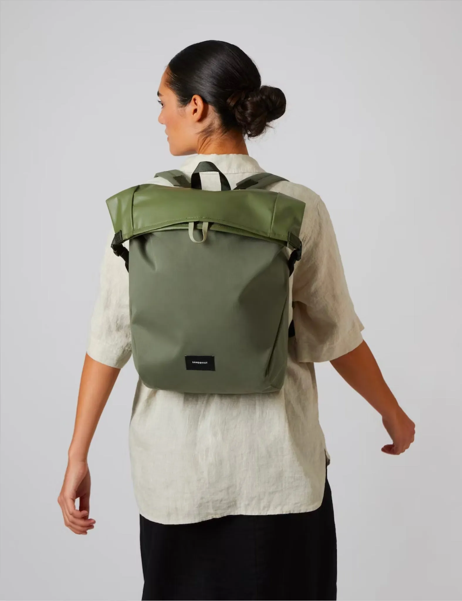 Sandqvist Alfred Backpack - Clover Green sold by Article London product image thumbnail 2