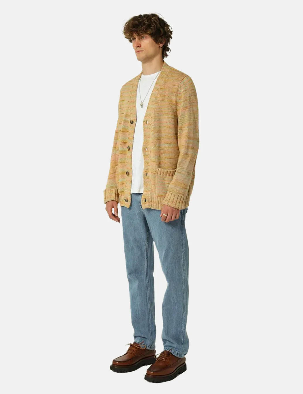 Corridor Space Dye Cardigan - Sunset sold by Article London product image thumbnail 4