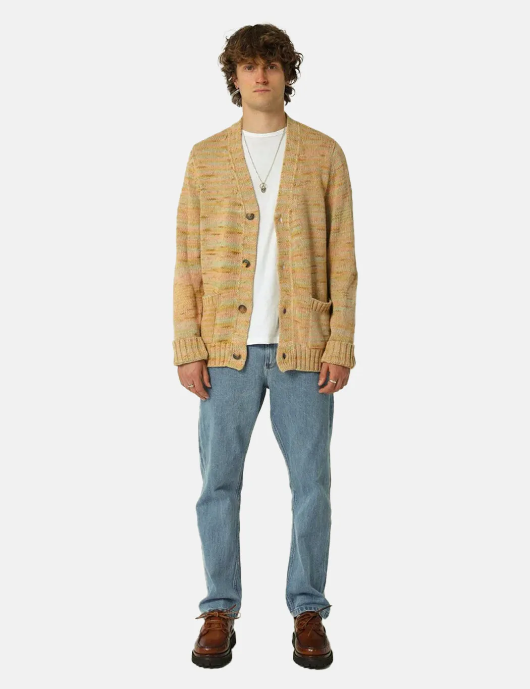 Corridor Space Dye Cardigan - Sunset sold by Article London product image thumbnail 3
