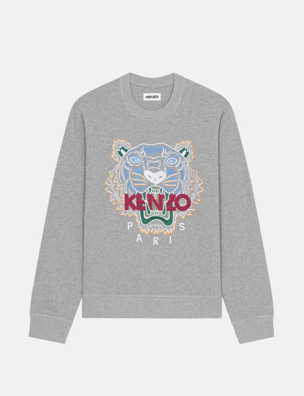 Kenzo Tiger Original Sweatshirt - Dove Grey sold by Article London