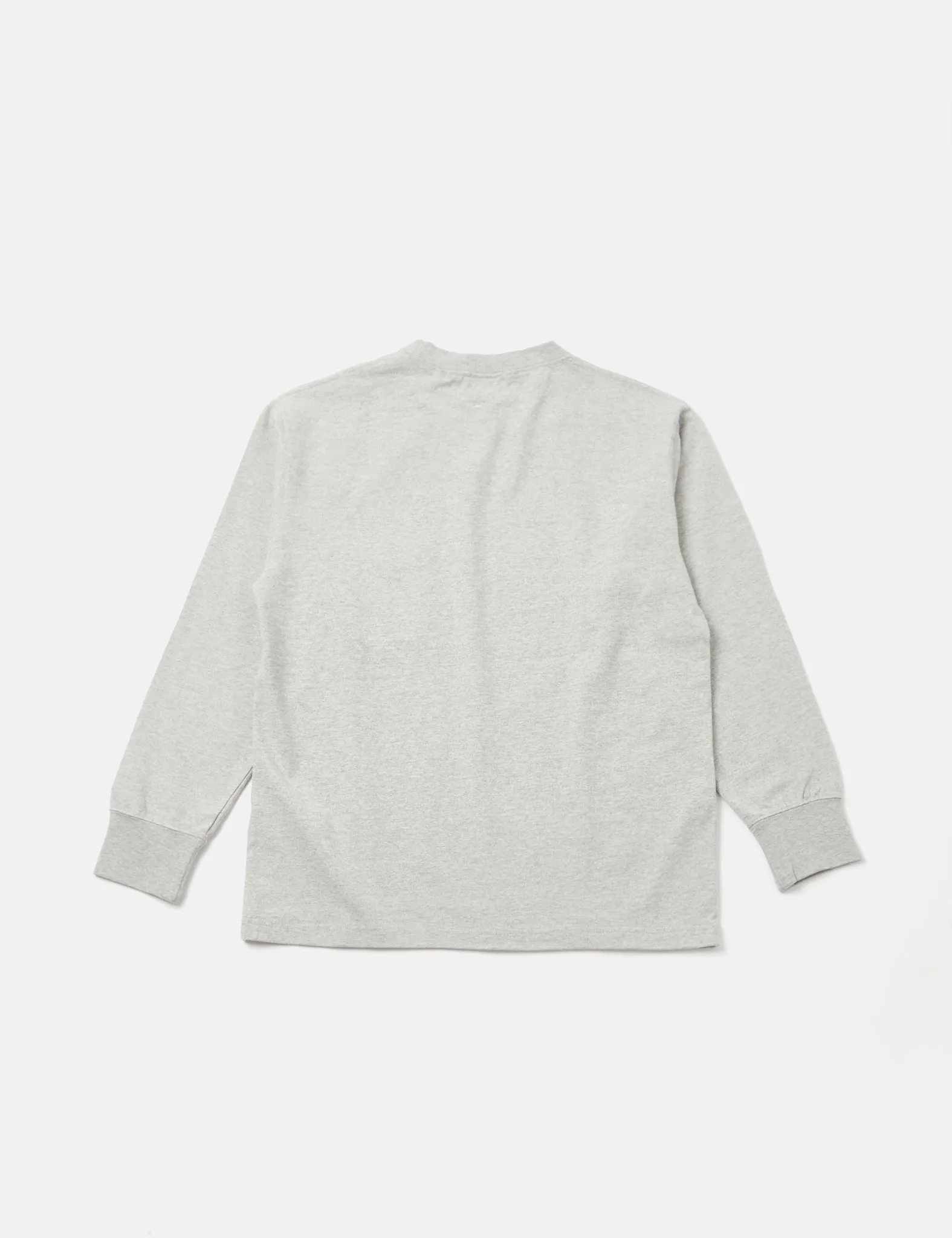 Snow Peak Recycled Cotton Heavy Long Sleeve T-Shirt - Grey sold by Article London product image thumbnail 4