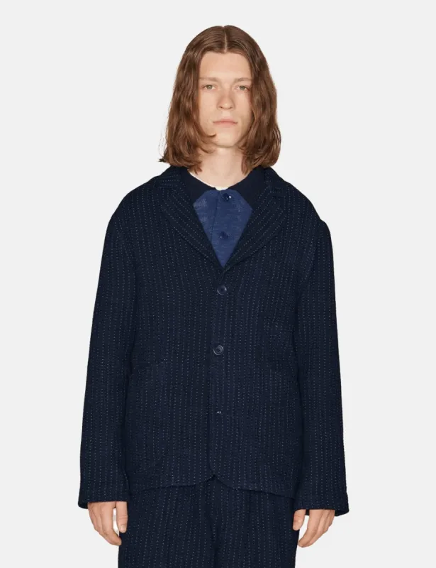 YMC Scuttlers Jacket - Indigo Blue made by YMC