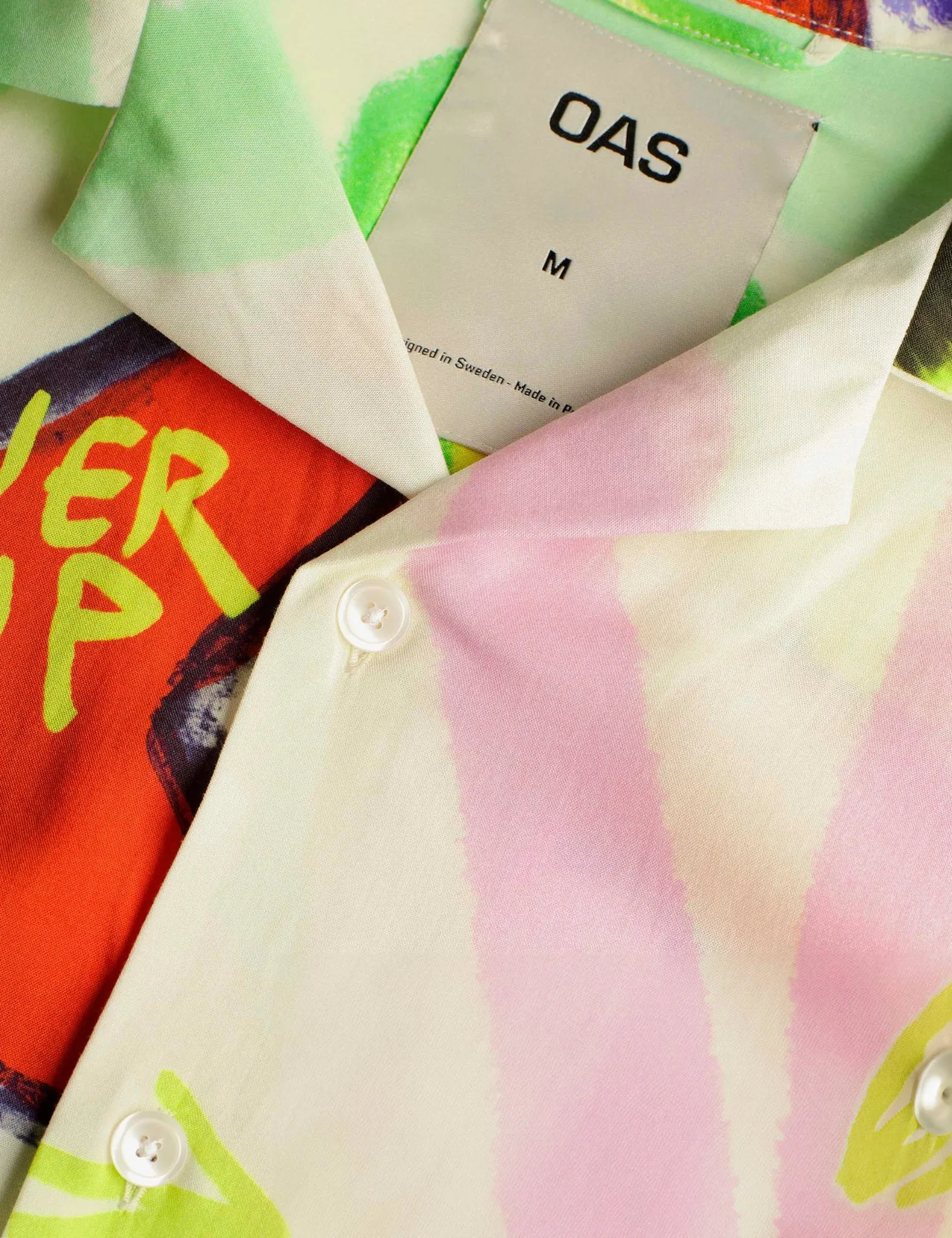 OAS Flower Shop Viscose Shirt - Beige sold by Article London product image thumbnail 2