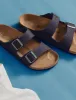 Birkenstock Arizona Vegan Sandals (Regular) - Indigo Blue sold by Article London