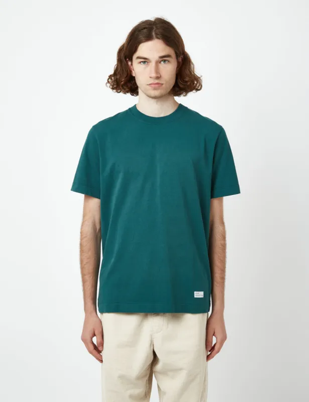 Bhode Everyday Heavyweight T-Shirt (Organic) - Deep Teal Green sold by Article London