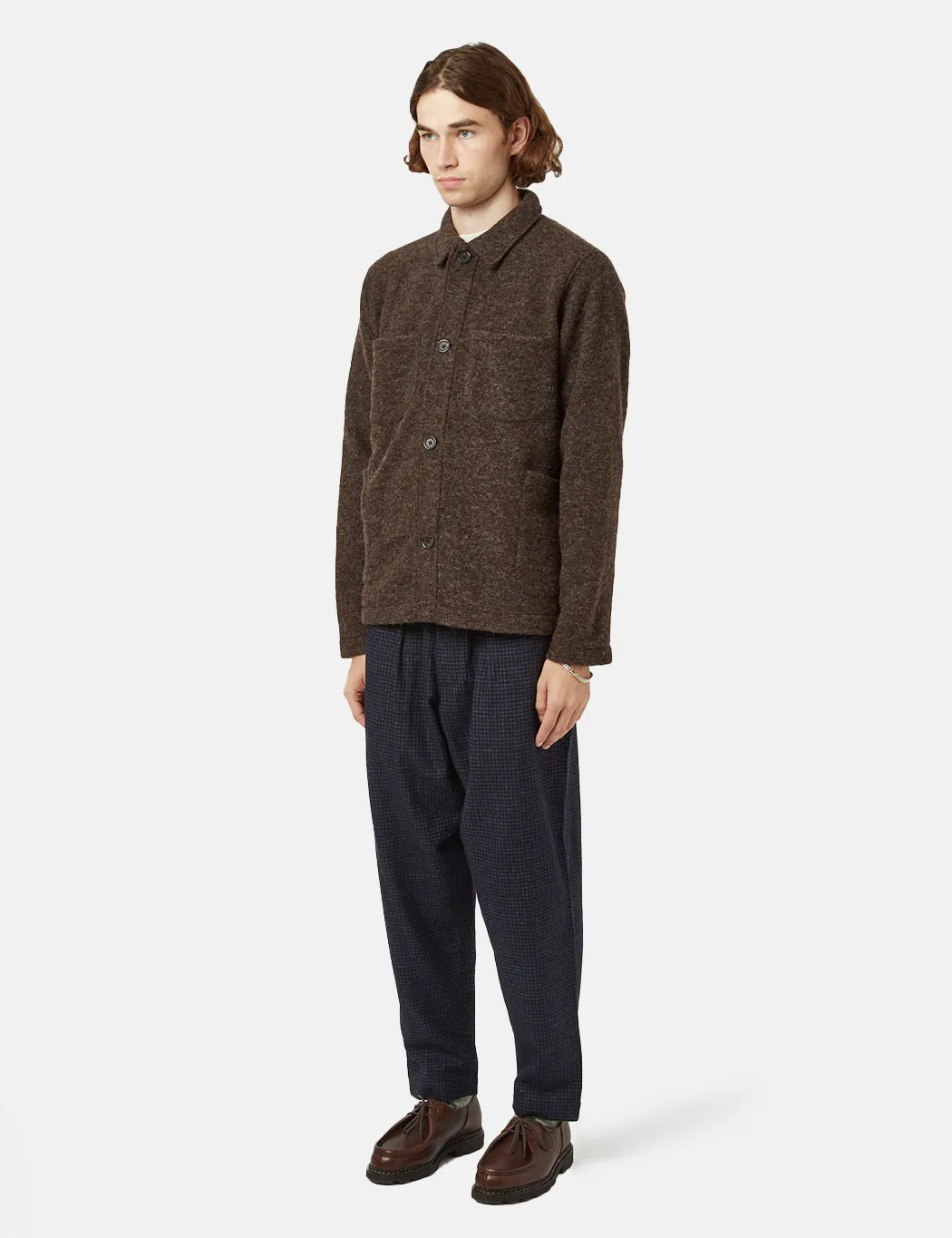 Universal Works Lumber Jacket - Brown sold by Article London product image thumbnail 5