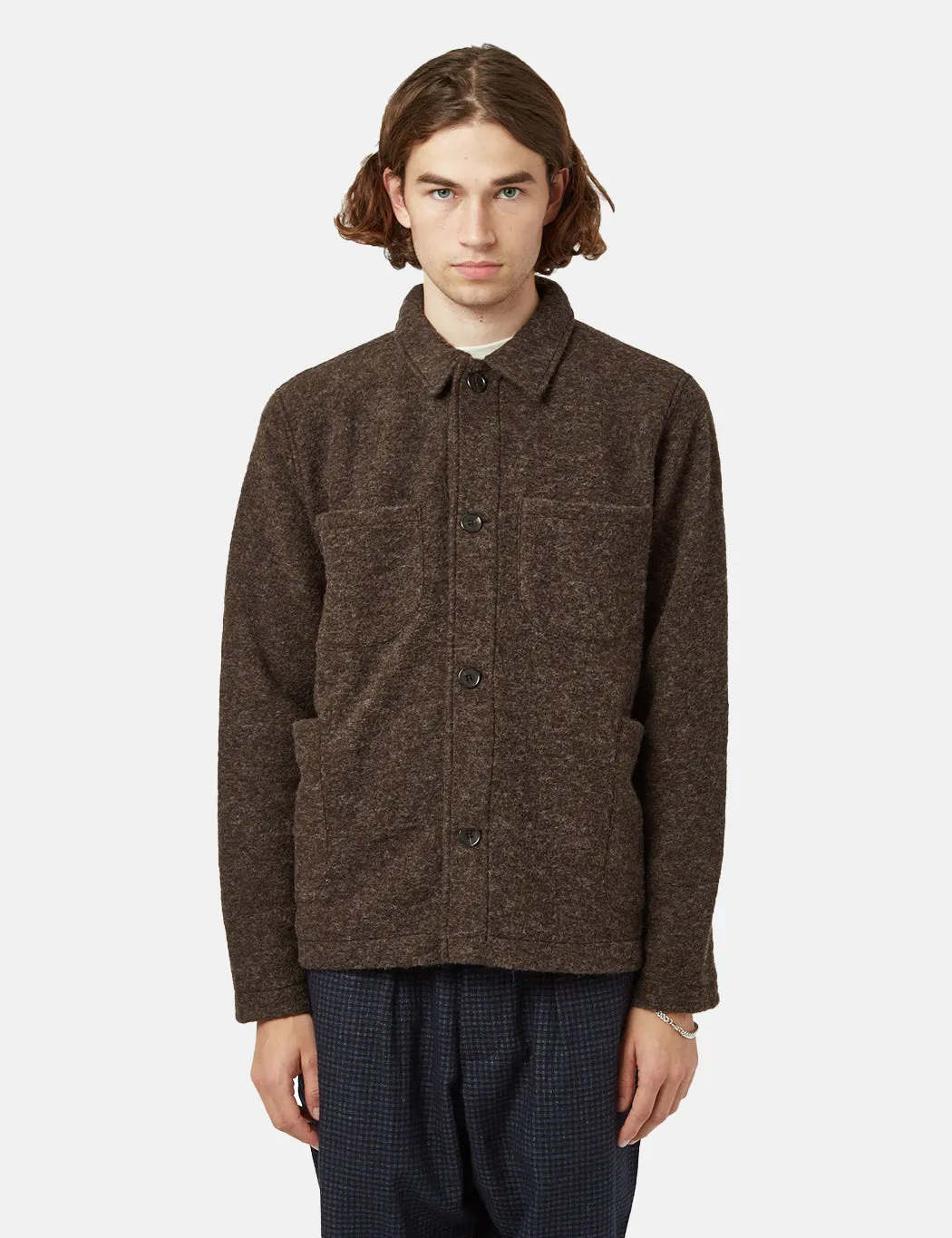 Universal Works Lumber Jacket - Brown sold by Article London