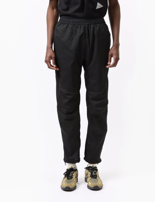 and Wander Breath Rip Light Pants - Black sold by Article London