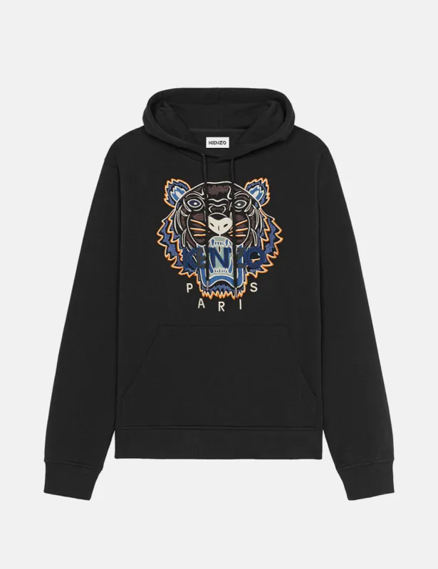 Kenzo Tiger Original Hooded Sweatshirt - Black sold by Article London