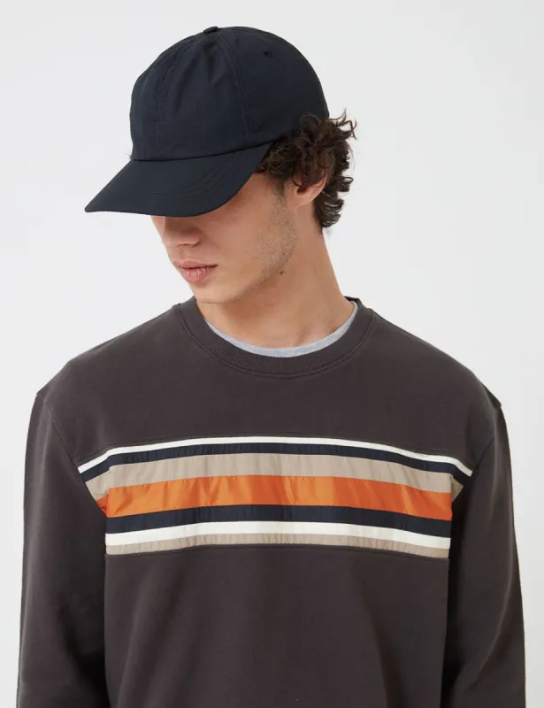 Folk Six Panel Cap - Soft Black sold by Article London