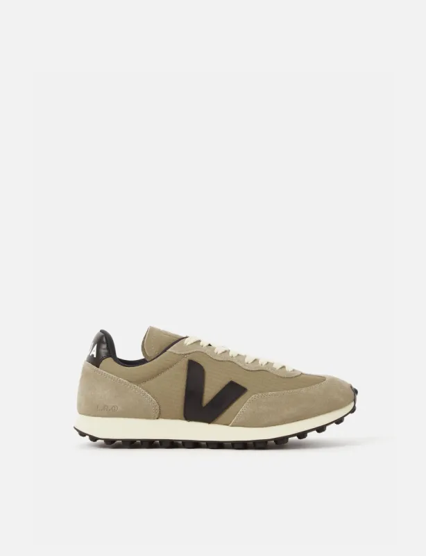 Women's Veja Rio Branco Ripstop Trainers - Dune/Black sold by Article London