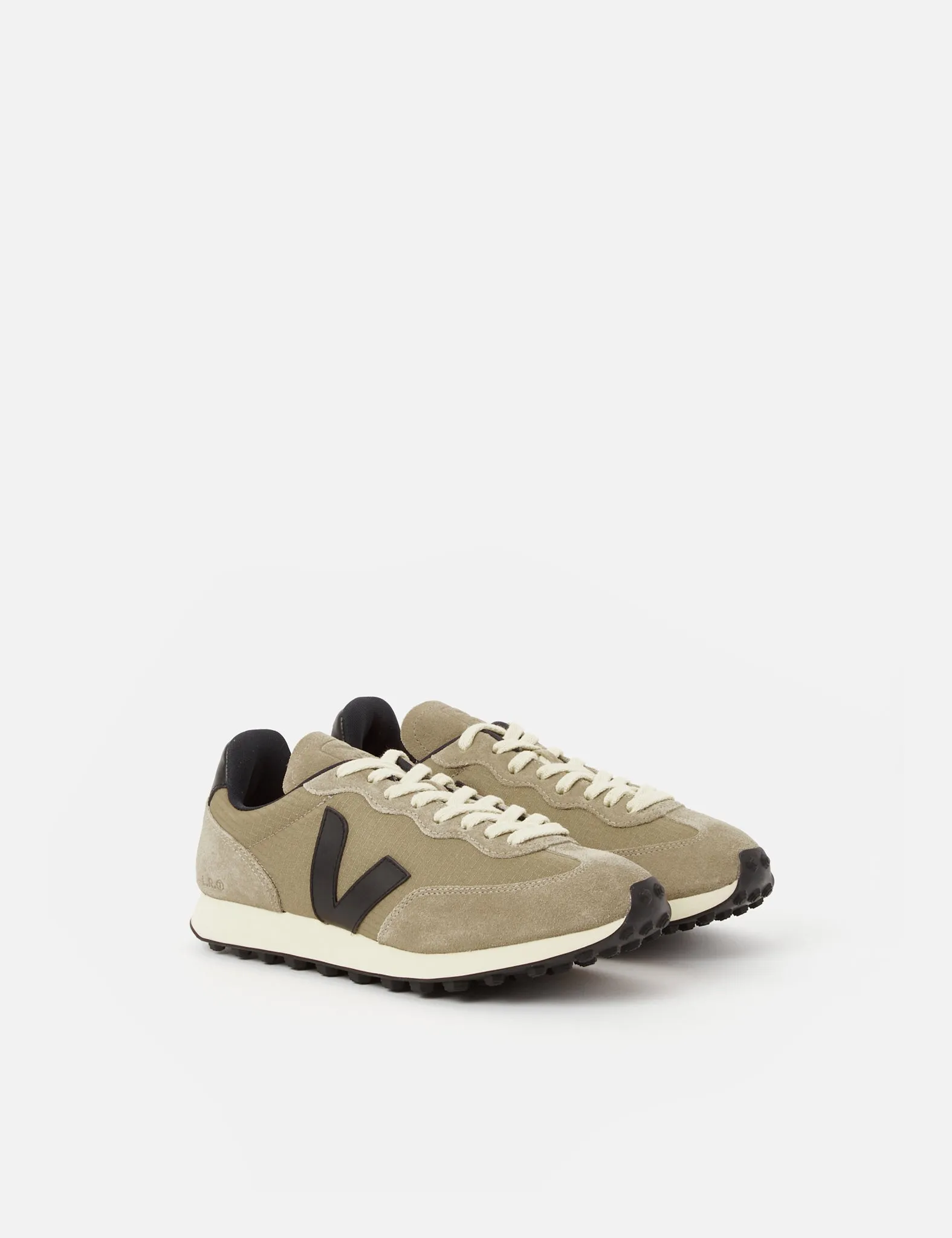 Women's Veja Rio Branco Ripstop Trainers - Dune/Black sold by Article London product image thumbnail 2