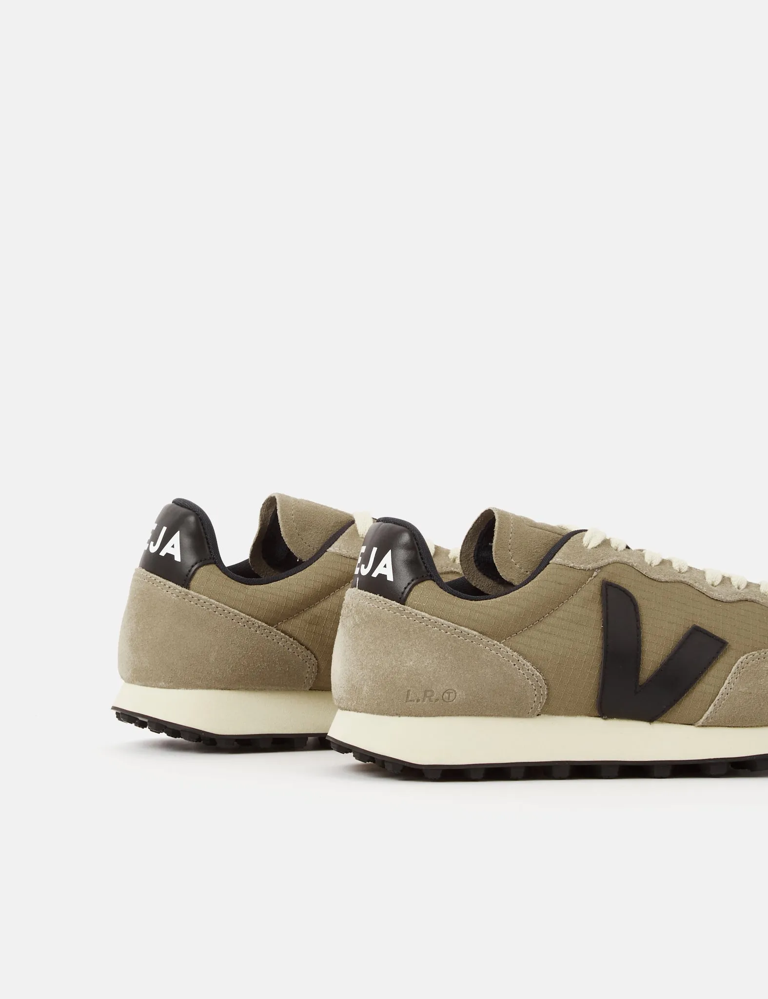 Women's Veja Rio Branco Ripstop Trainers - Dune/Black sold by Article London product image thumbnail 4