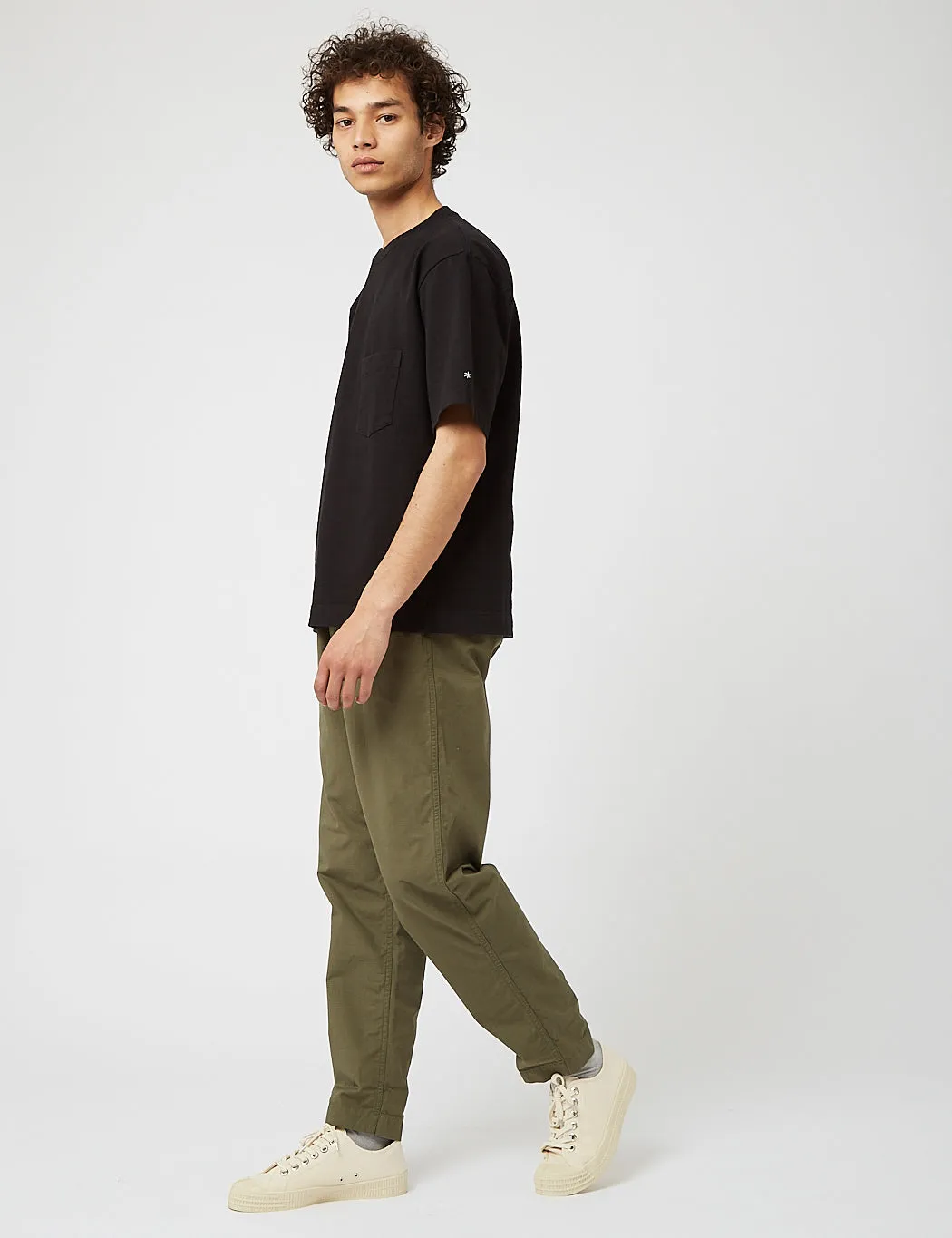 Snow Peak Heavy Cotton T-Shirt - Black sold by Article London product image thumbnail 3