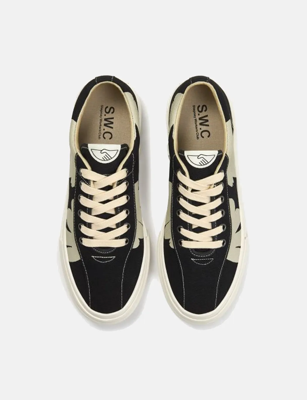 Stepney Workers Club Dellow Shroom Hands (Twill) - Black sold by Article London product image thumbnail 3