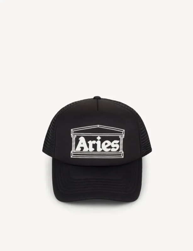 Aries Temple Trucker Cap - Black sold by Article London