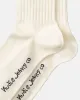Nudie Amundsson Sport Socks - Off White/Navy Blue/Red sold by Article London