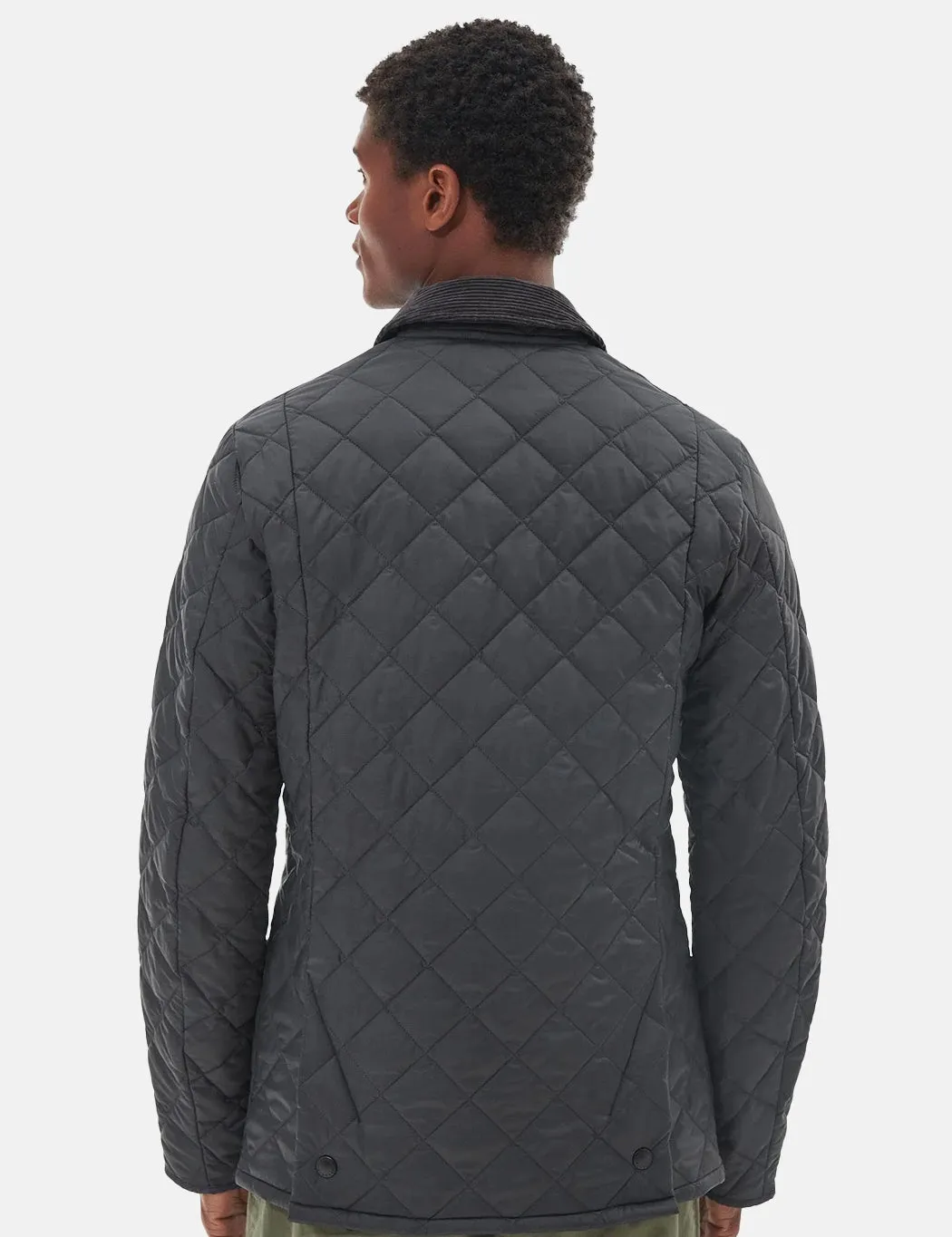 Barbour Heritage Liddesdale Quilted Jacket - Charcoal Grey sold by Article London product image thumbnail 5