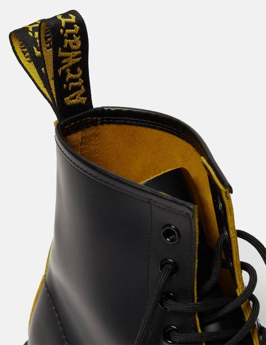 Dr Martens 1460 Double Stitch Boot (26100032) - Black/Yellow sold by Article London product image thumbnail 3