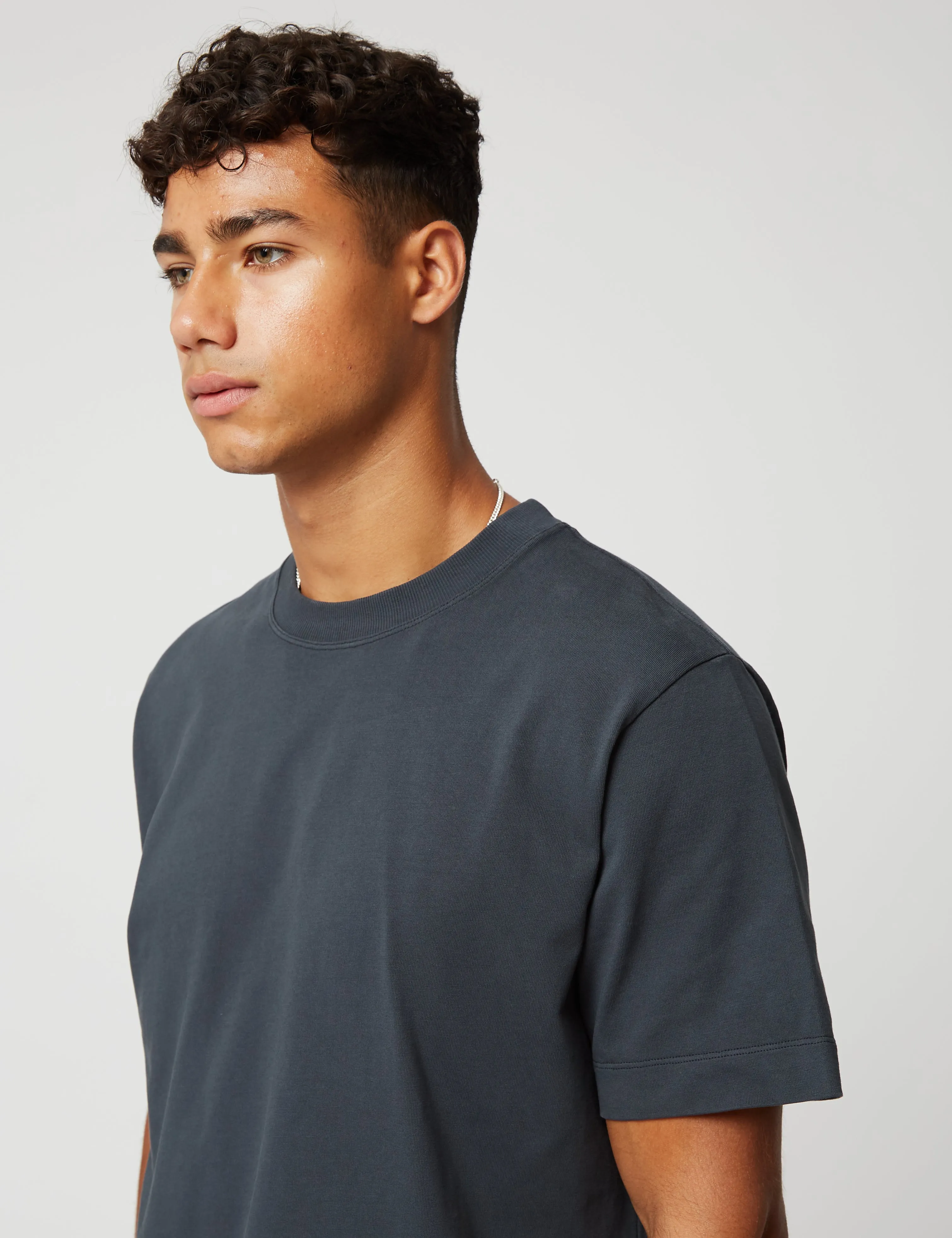 Bhode Everyday Heavyweight T-Shirt (Organic) - Black sold by Article London product image thumbnail 2