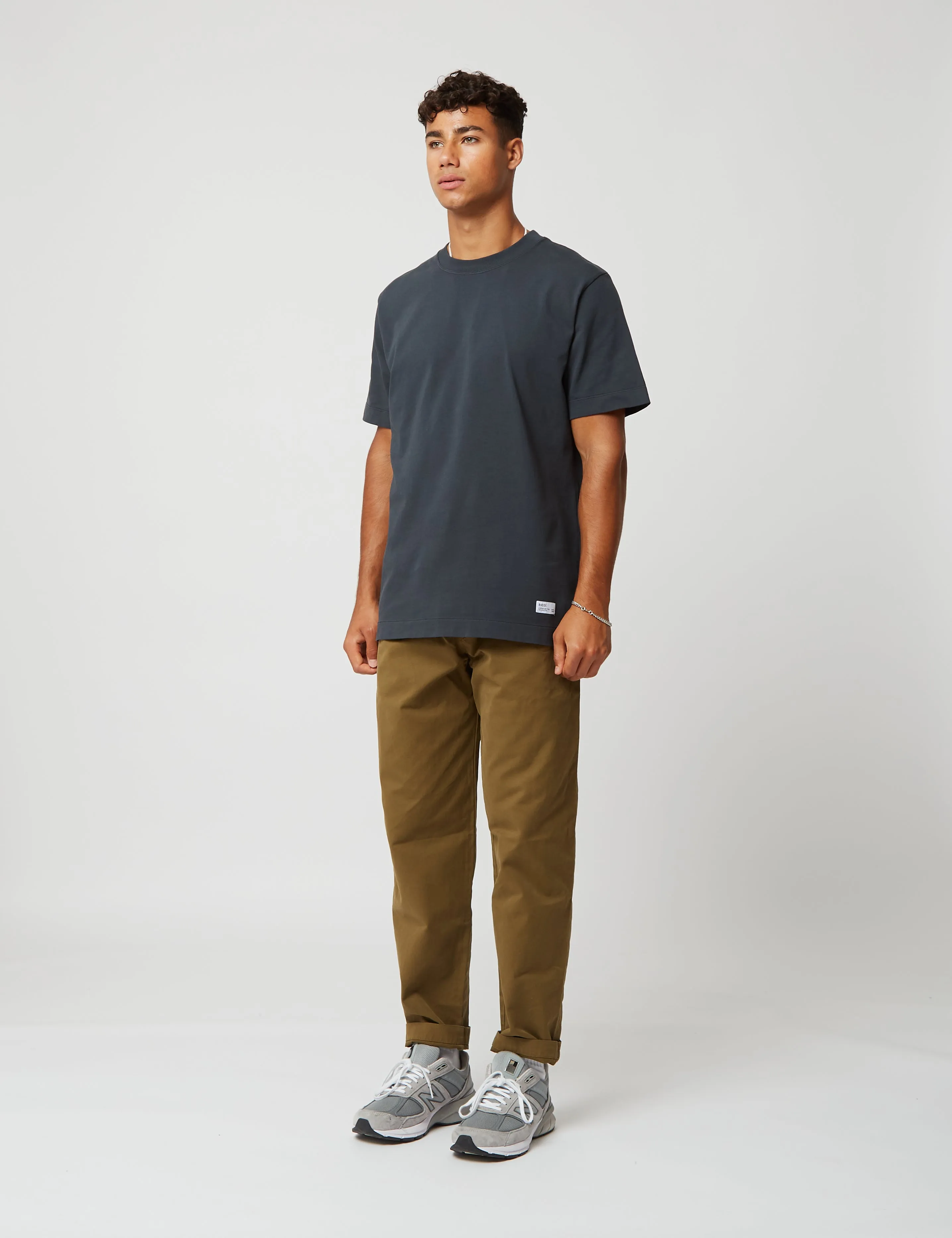 Bhode Everyday Heavyweight T-Shirt (Organic) - Black sold by Article London product image thumbnail 4