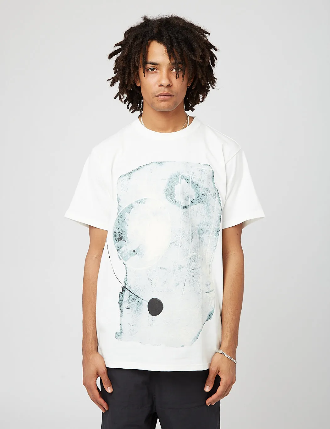 Snow Peak Printed Flat Burner T-Shirt - White sold by Article London